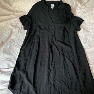 BNWOT H&M Straight Cut Black Dress